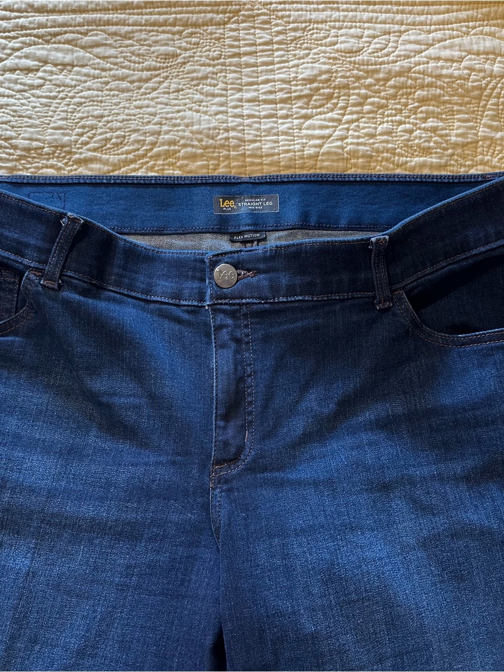 Lee Straight Leg Women’s Dark Blue Jeans